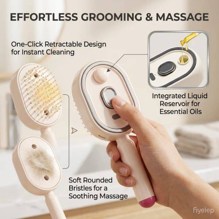 برس شارژی اسپری‌دار مدل JY - 606