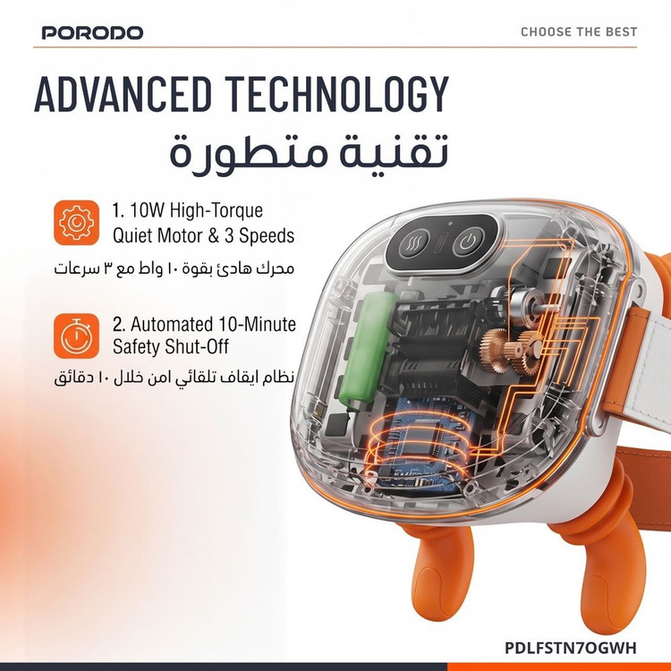 ماساژور طرح دست شارژی گردن و شانه pordo lifestyle