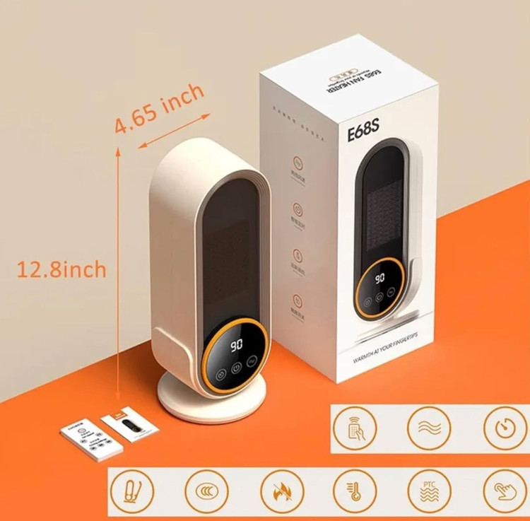 بخاری برقی 12000/هیتر رومیزی مدل E68S