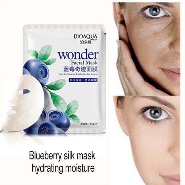 ماسک ورقه ای بلوبری بیوآکوا BIOAQUA