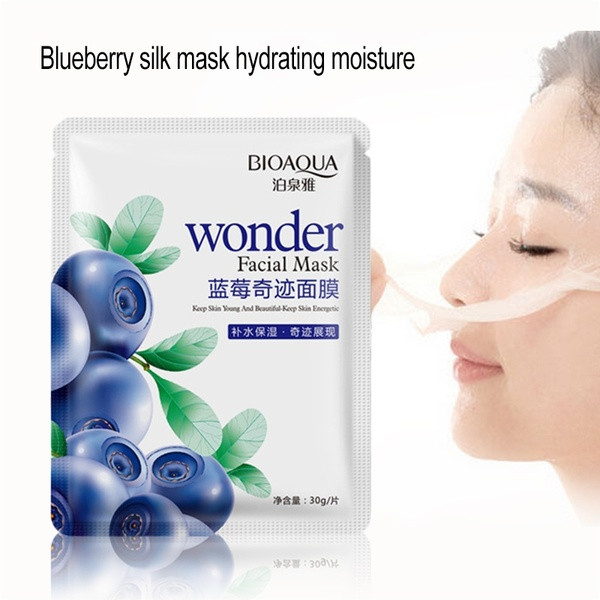 ماسک ورقه ای بلوبری بیوآکوا BIOAQUA