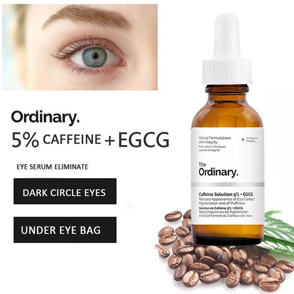 سرم اوردینری دور چشم ضد چروک و تیرگی کافئین ۵% Ordinary