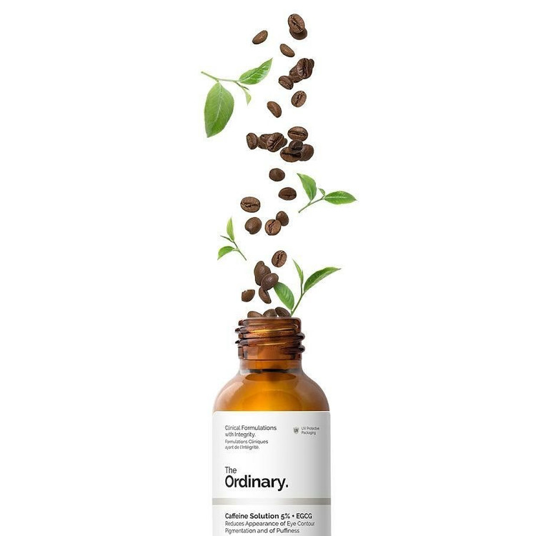 سرم اوردینری دور چشم ضد چروک و تیرگی کافئین ۵% Ordinary